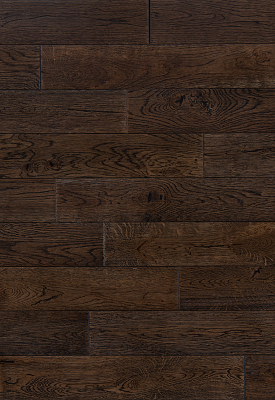 সাদা ওক 90 গভীর ব্রাশযুক্ত শক্ত কাঠের মেঝে